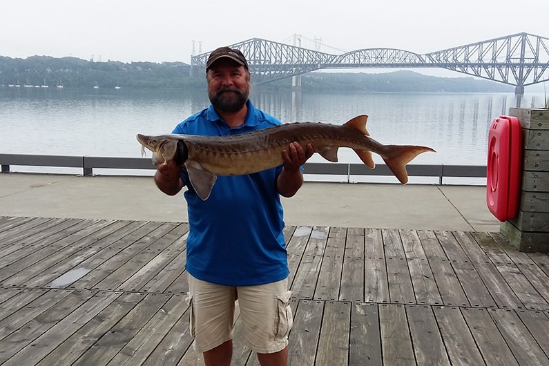 Fishing in the St. Lawrence River